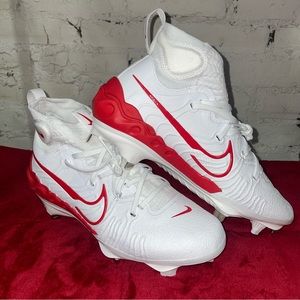 Nike Alpha Huarache NXT Men's  Baseball Cleats White/pure University Red